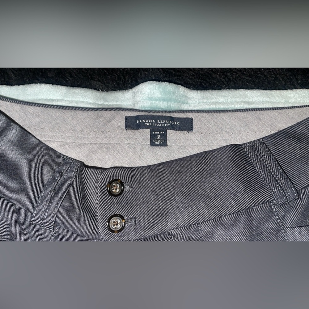 Banana Republic Sloan Fit Dark Gray Dress Pants Women’s Size 8 NWOT - Picture 8 of 8